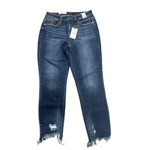 Judy Blue Dark Denim Mid‎ Rise Slim Fit
